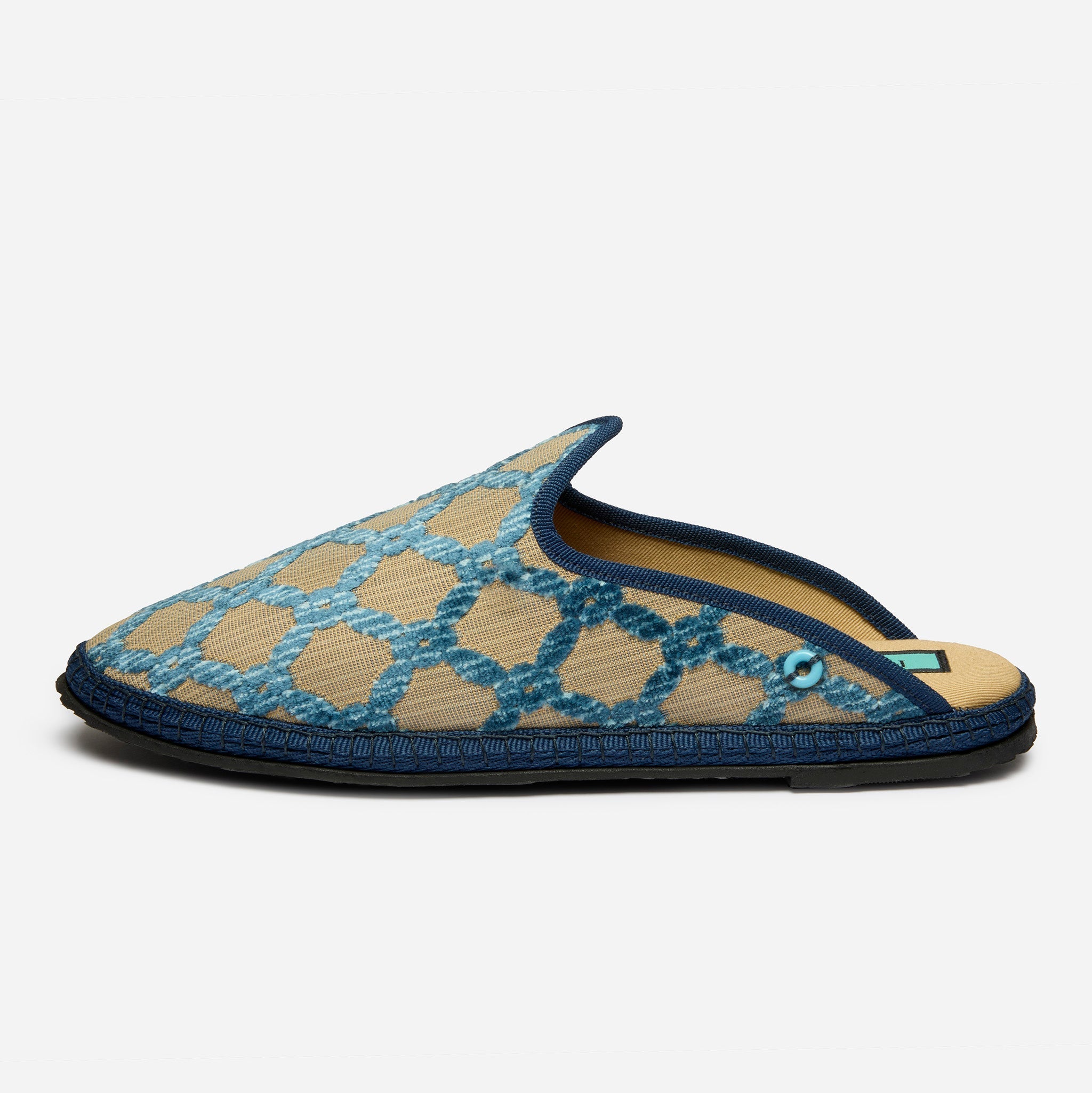 Friulane Dandy uomo in tessuto Bevilacqua, vista frontale