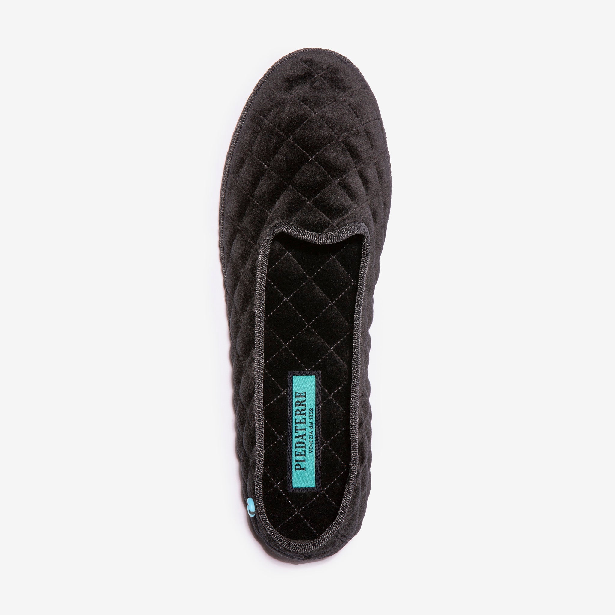 Friulane Modigliani in velluto di cotone Nero, vista dall'alto