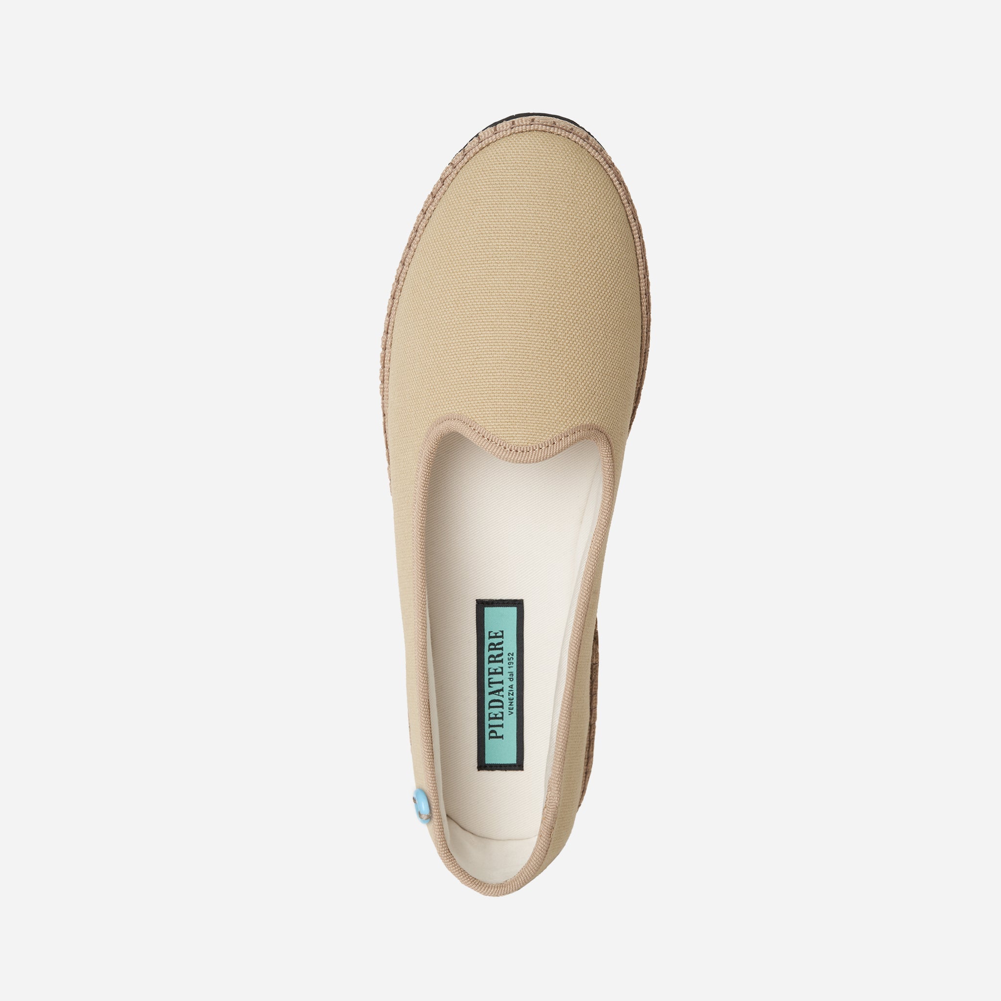 Friulane Modigliani in canvas di cotone, vista dall'alto