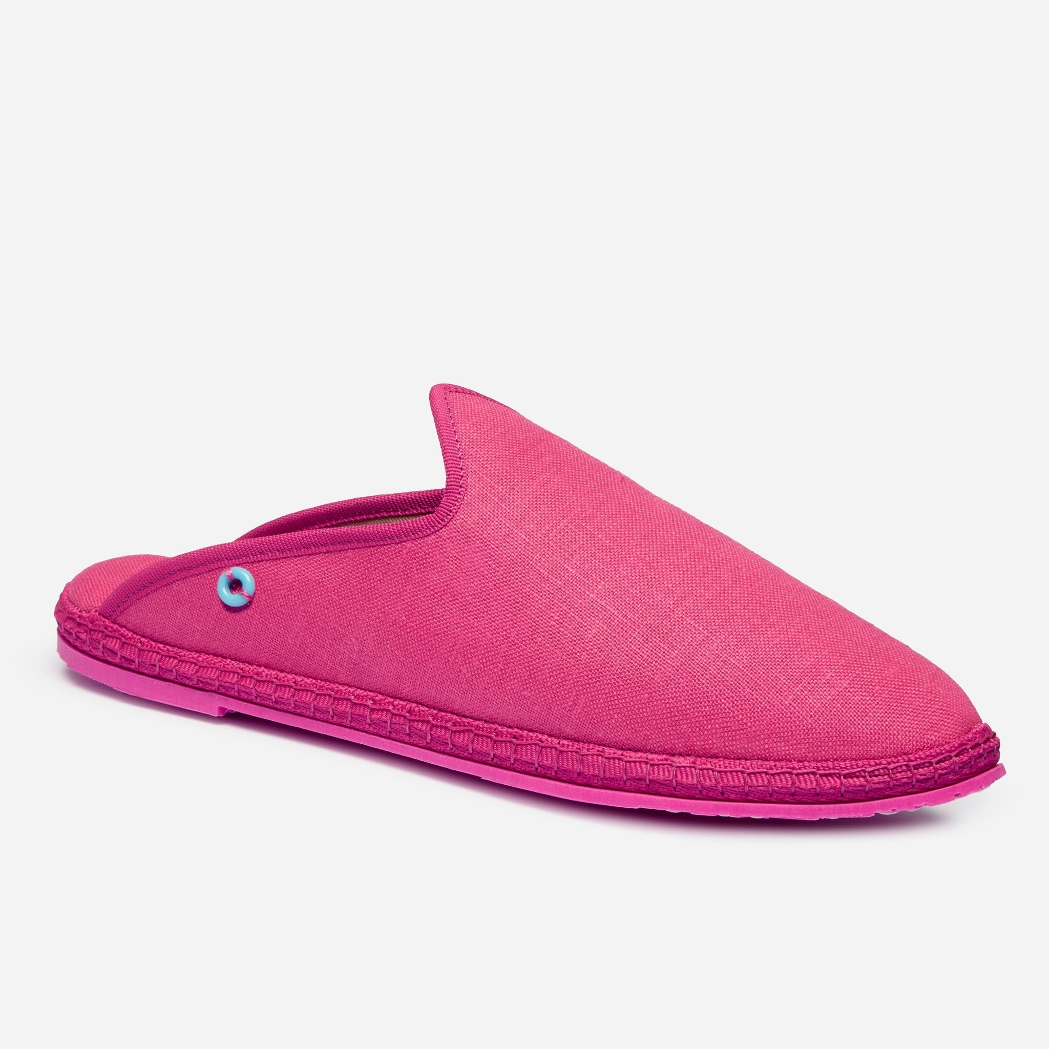 Friulane Dandy uomo in lino Fuxia, profilo laterale