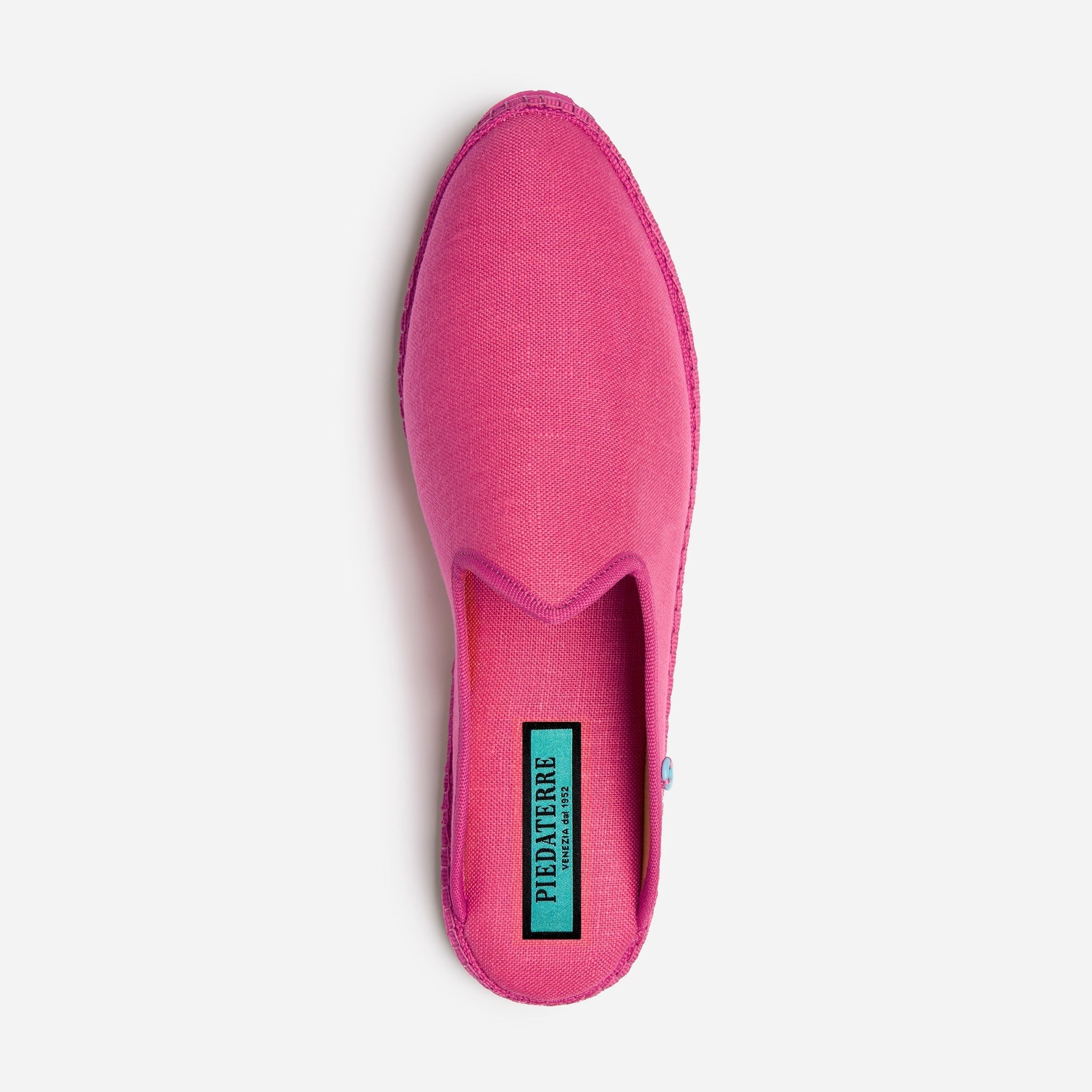 Friulane Dandy uomo in lino Fuxia, vista dall'alto