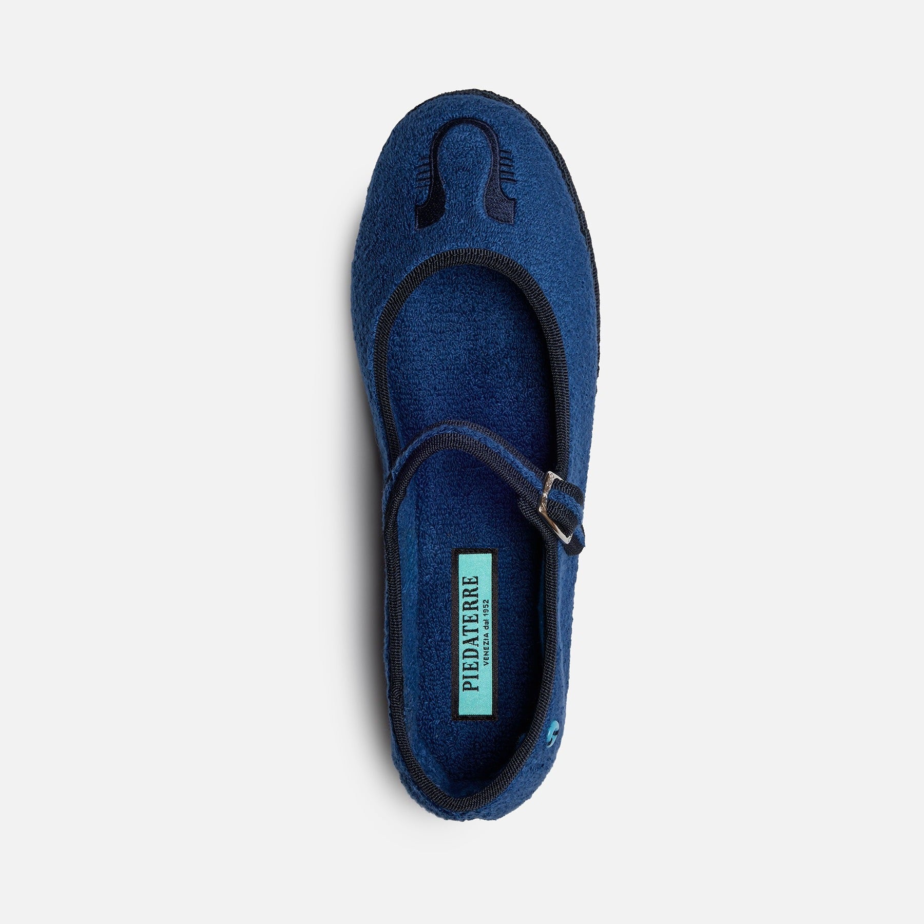 Friulane Mary Jane Venice Spugna Blu, vista dall'alto