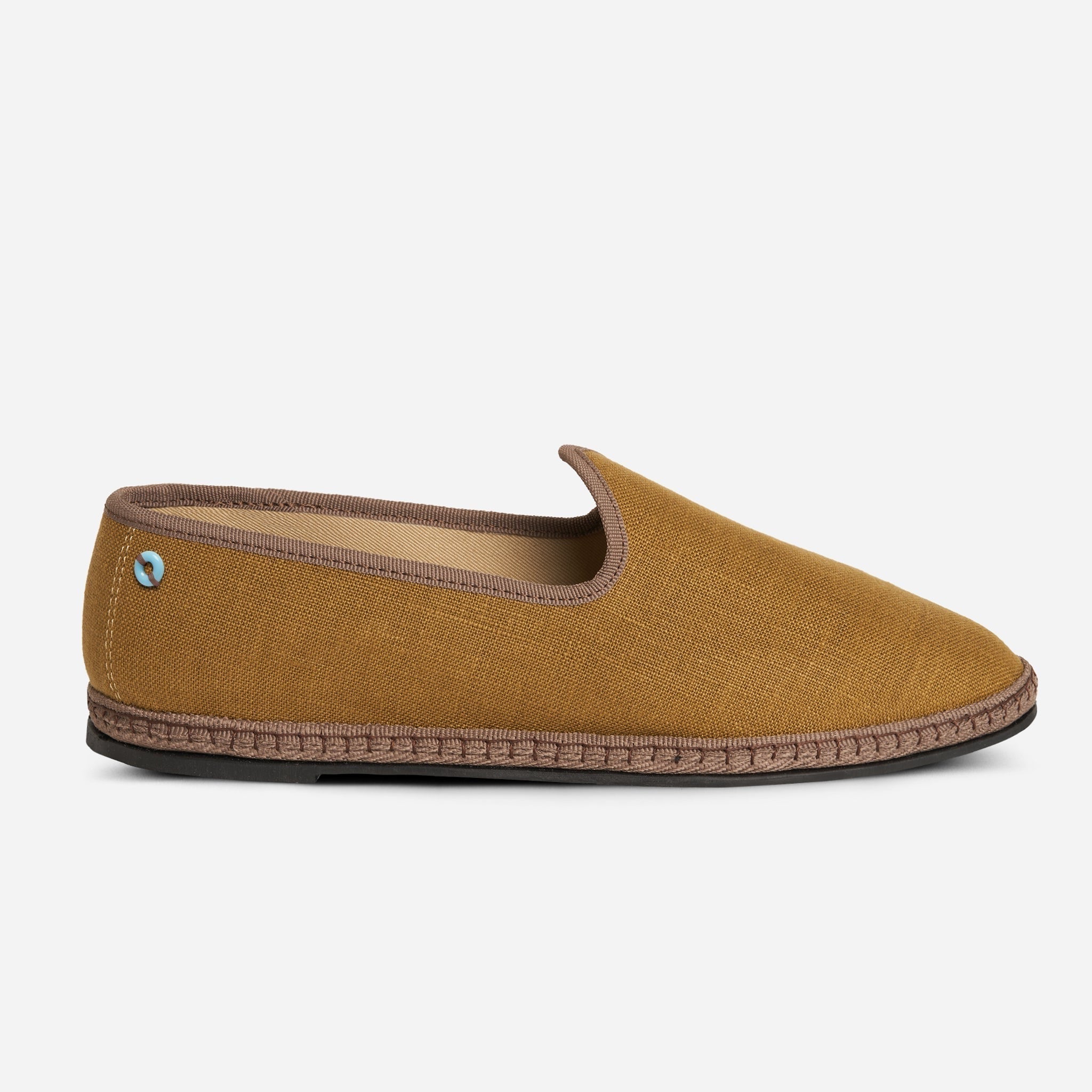 Friulane Wilde uomo in lino Bronzo, vista frontale