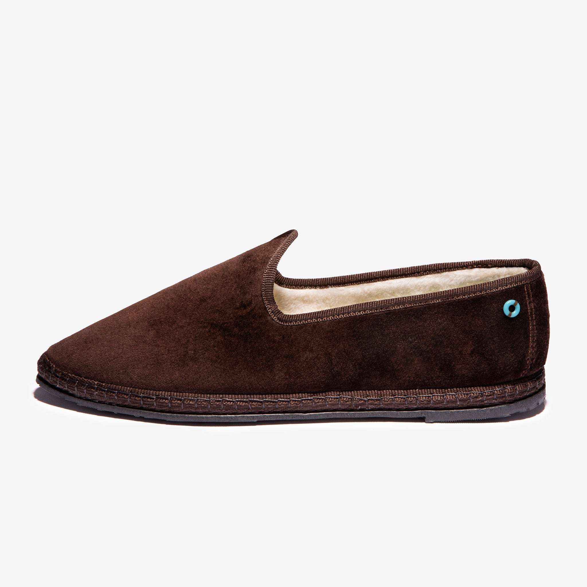 Friulane Wilde uomo in velluto di cotone Marrone, vista frontale