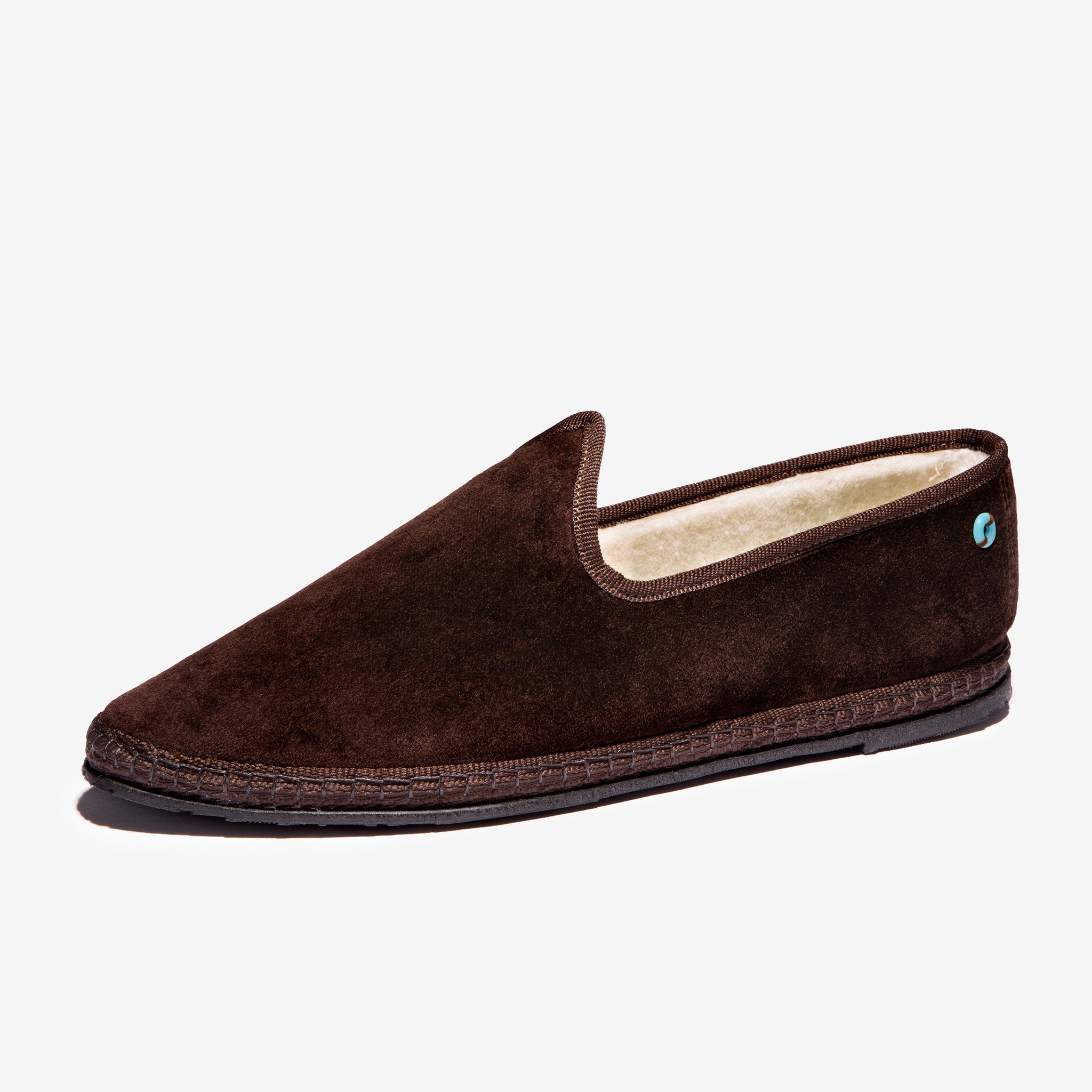 Friulane Wilde uomo in velluto di cotone Marrone, profilo laterale