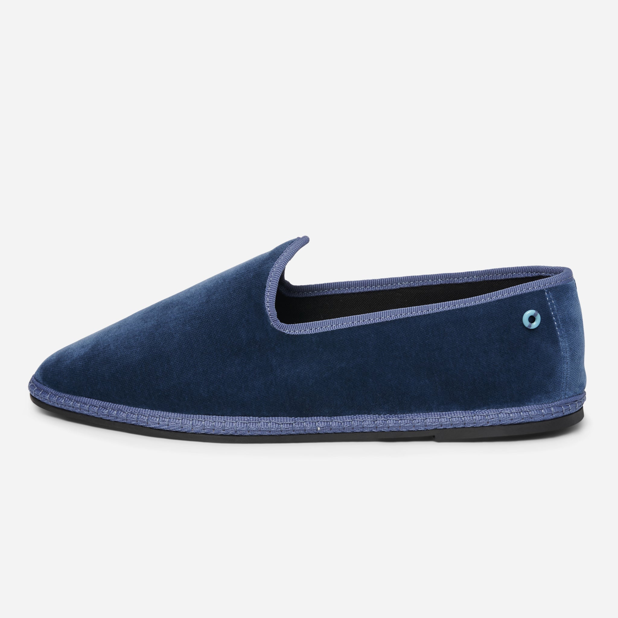 Friulane Wilde uomo in velluto di cotone Azzurro, vista frontale