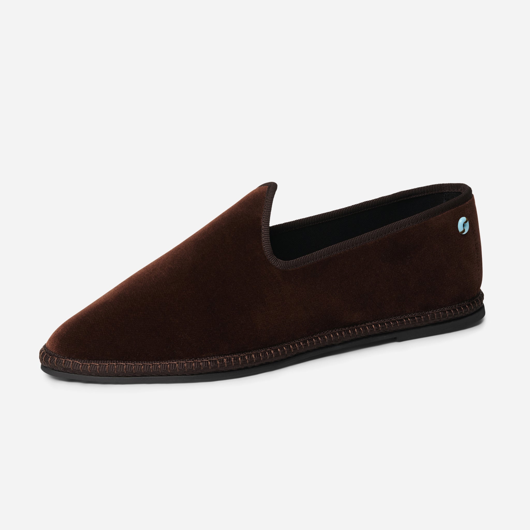 Friulane Wilde uomo in velluto di cotone Marrone, profilo laterale