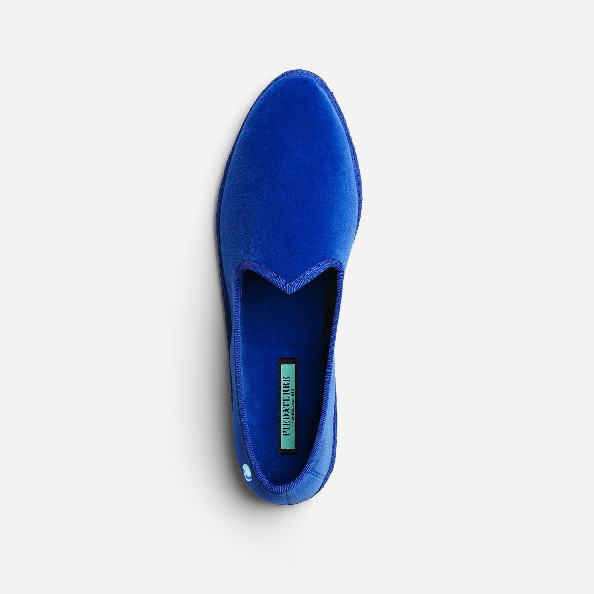 Friulane Wilde uomo in velluto di cotone Blu, vista dall'alto