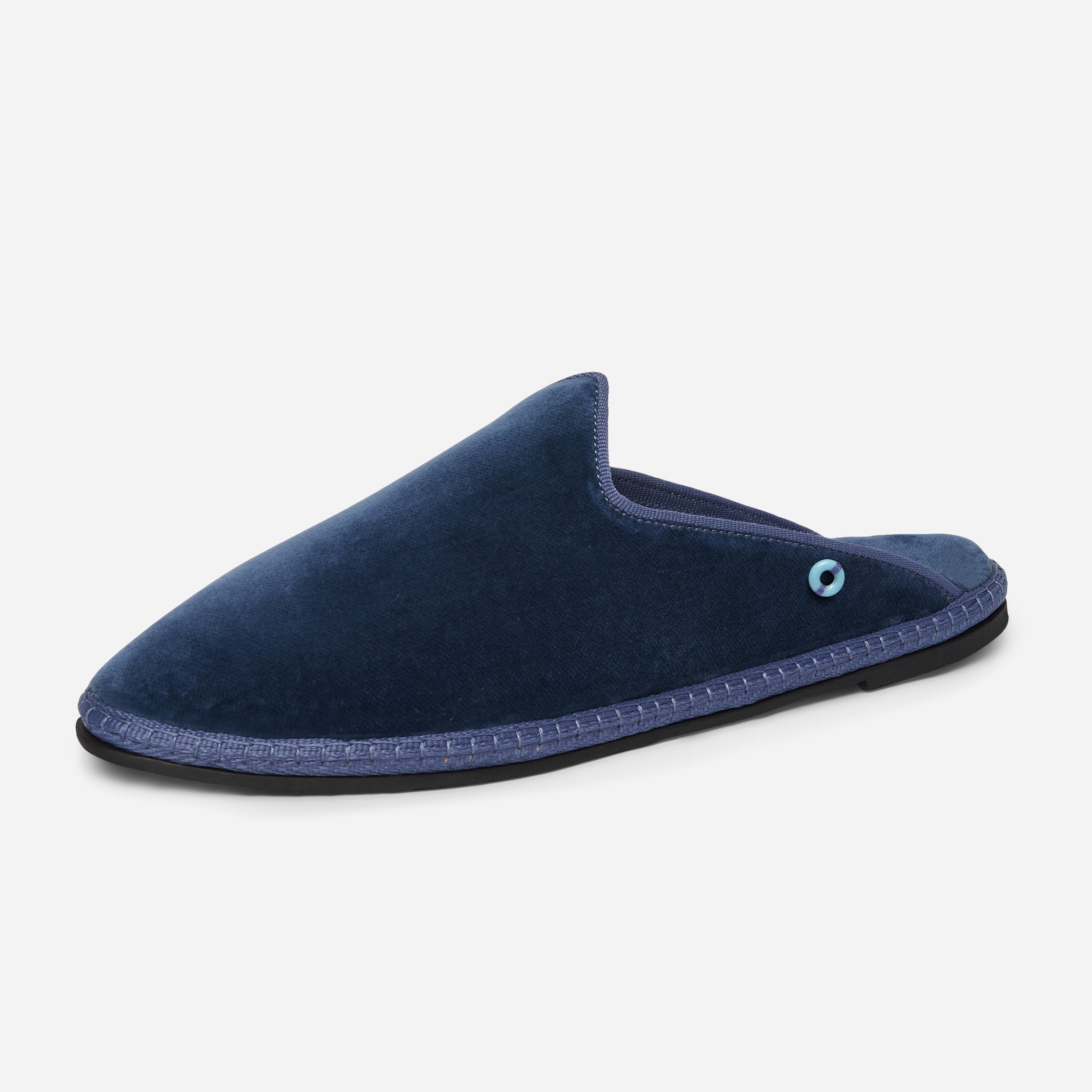 Friulane Dandy uomo in velluto di cotone, profilo laterale