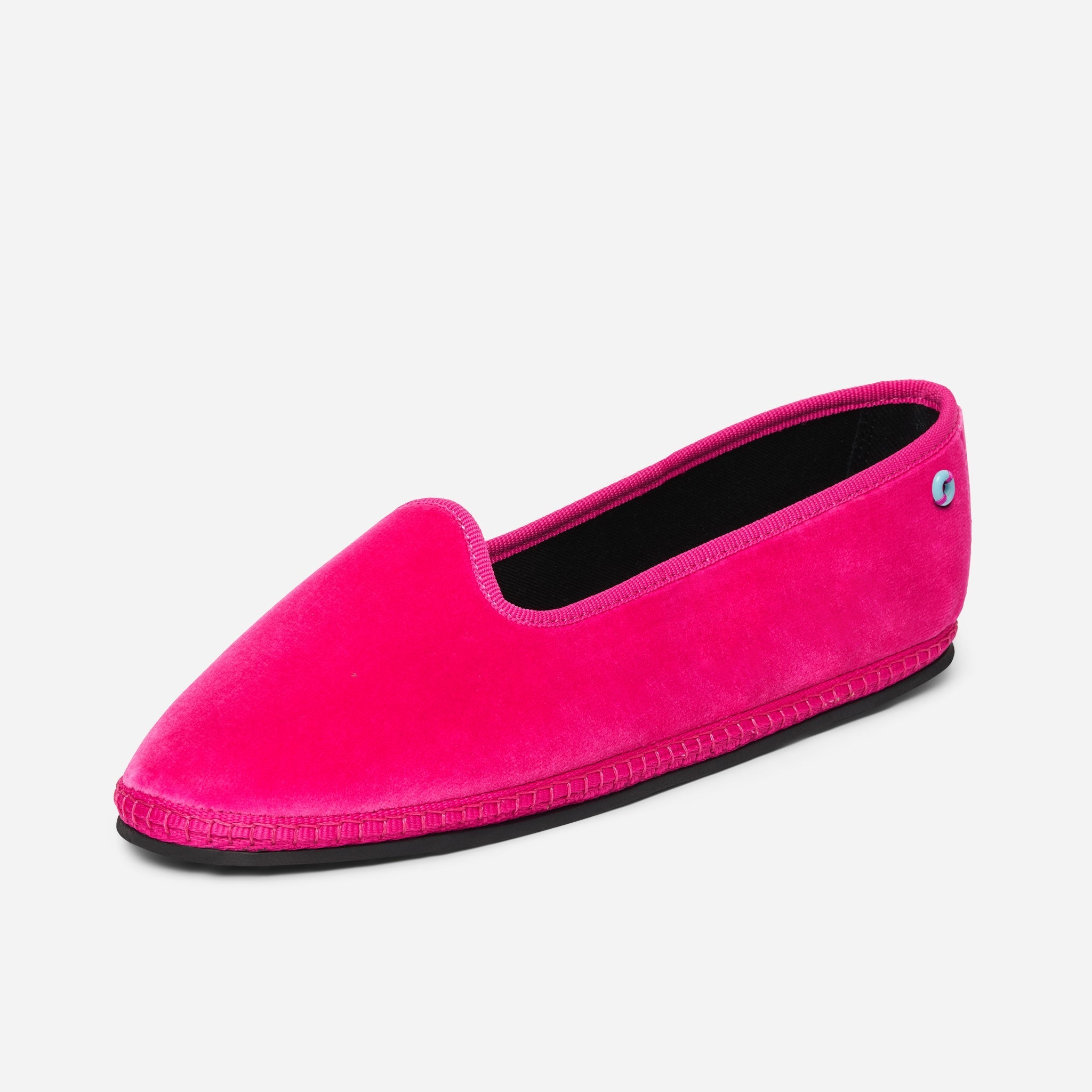 Friulane Modigliani in velluto di cotone, profilo laterale