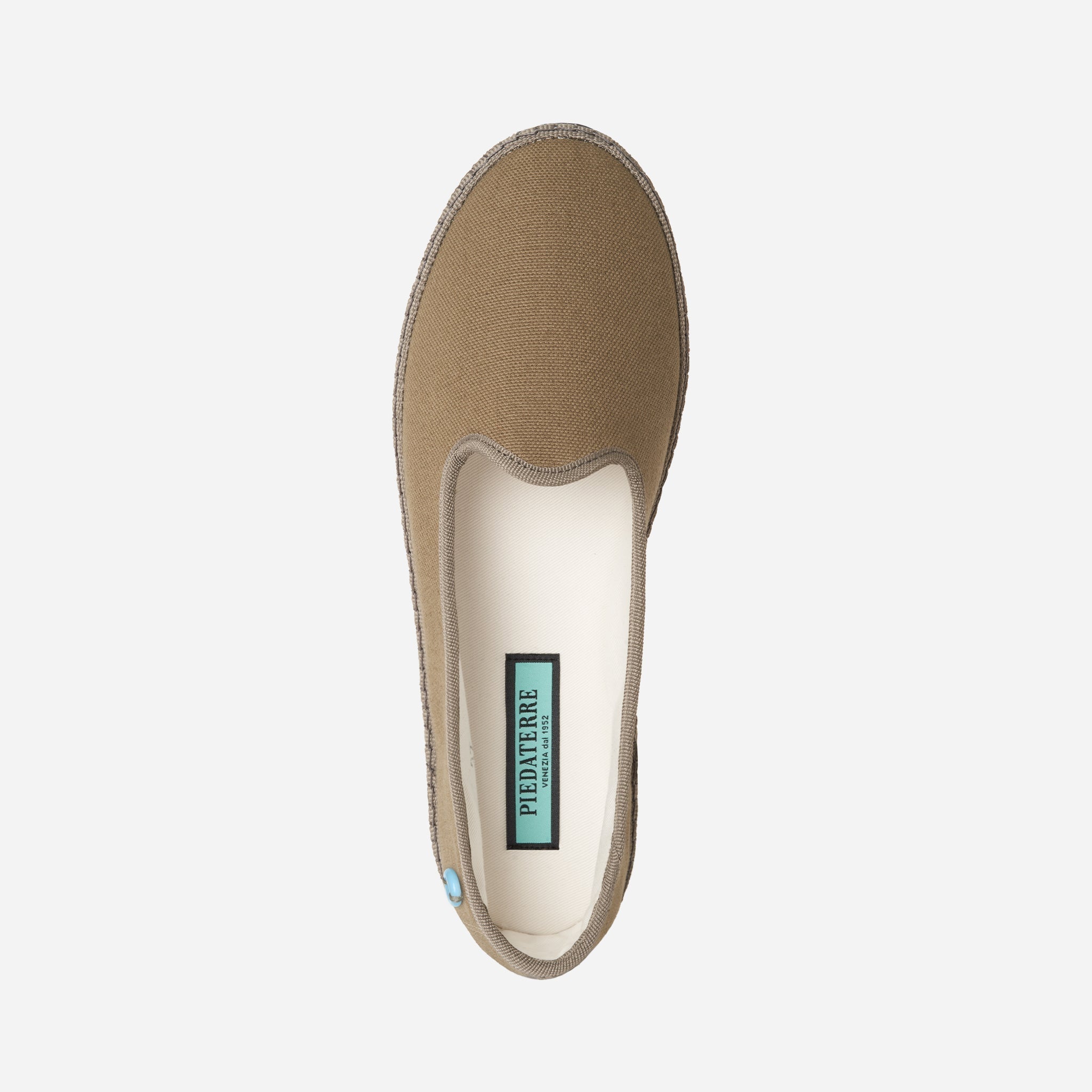 Friulane Modigliani in canvas di cotone, vista dall'alto