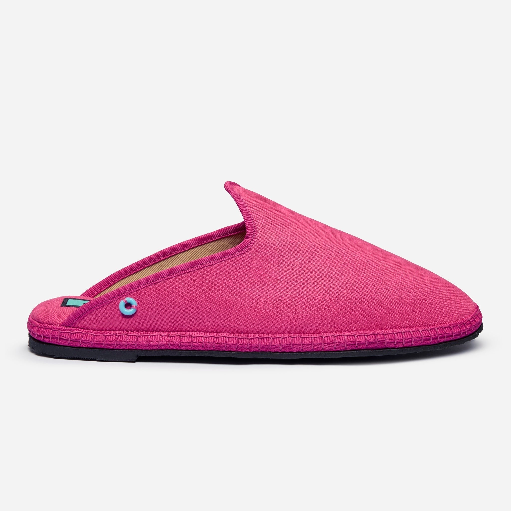 Friulane Dandy uomo in lino Fuxia, vista frontale