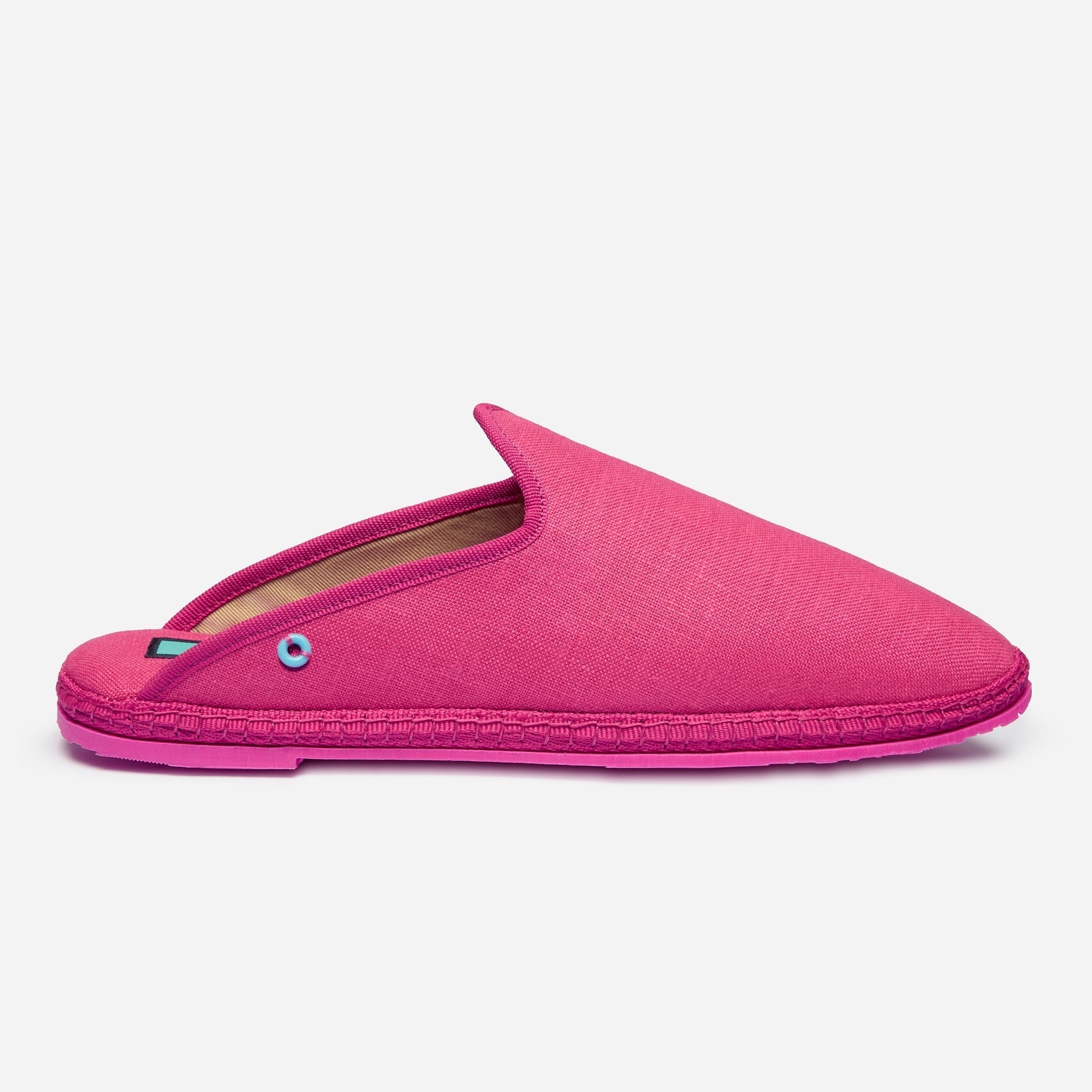 Friulane Dandy uomo in lino Fuxia, vista frontale