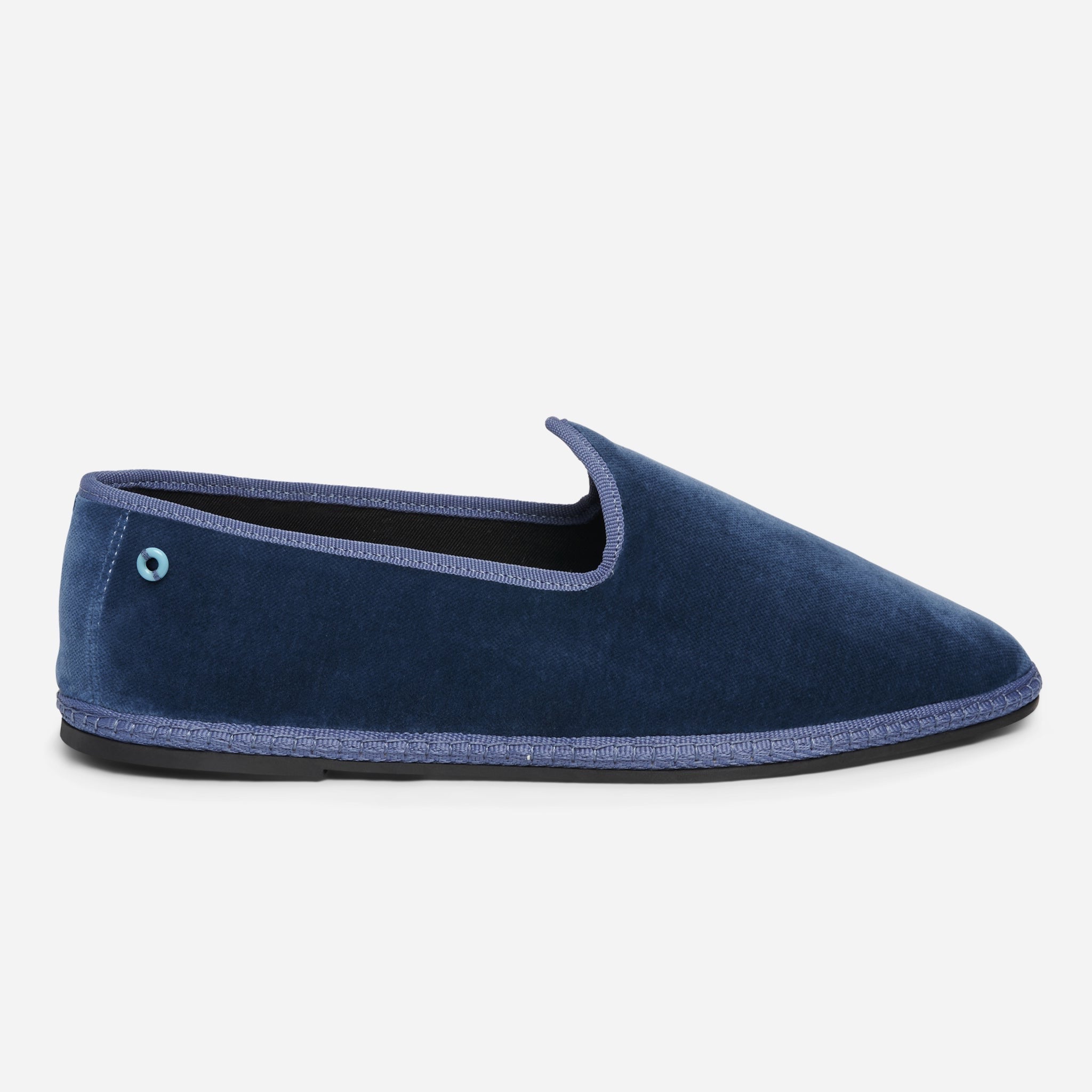 Friulane Wilde uomo in velluto di cotone Azzurro, vista frontale