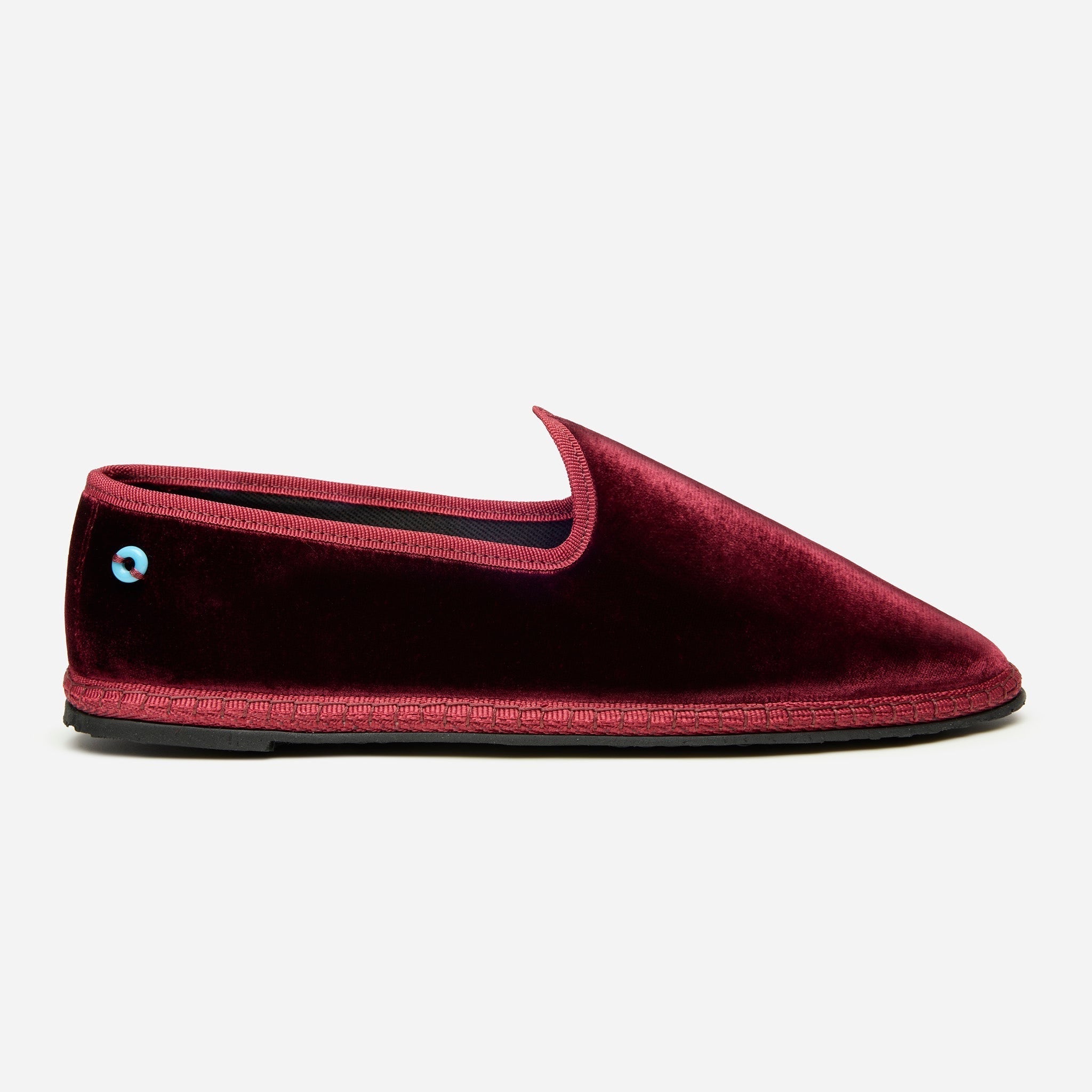Friulane Wilde uomo in velluto tuxedo Bordeaux, vista frontale