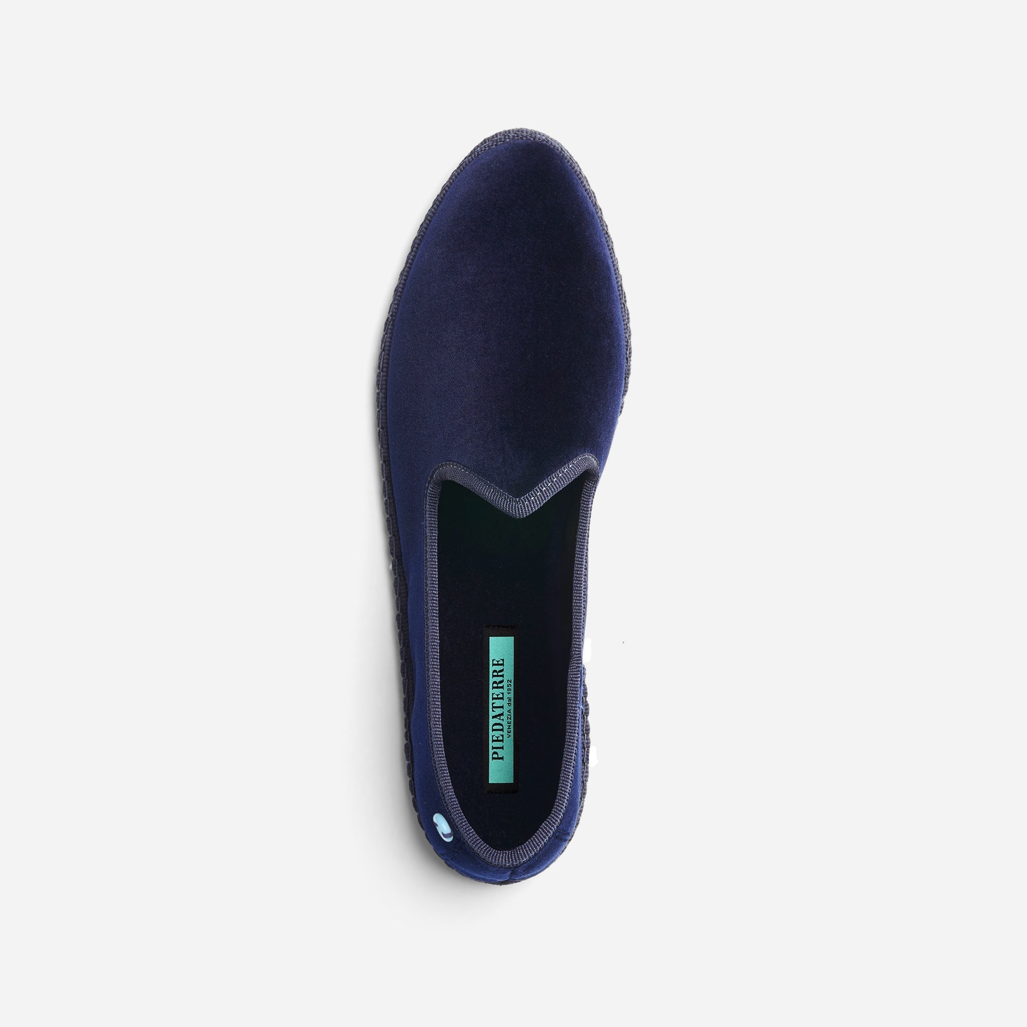 Friulane Wilde uomo in velluto di cotone Blu, vista dall'alto